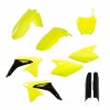 KIT PLÁSTICOS COMPLETO ACERBIS SUZUKI RM-Z 450 2008 - 2017 AMARELO FLUO